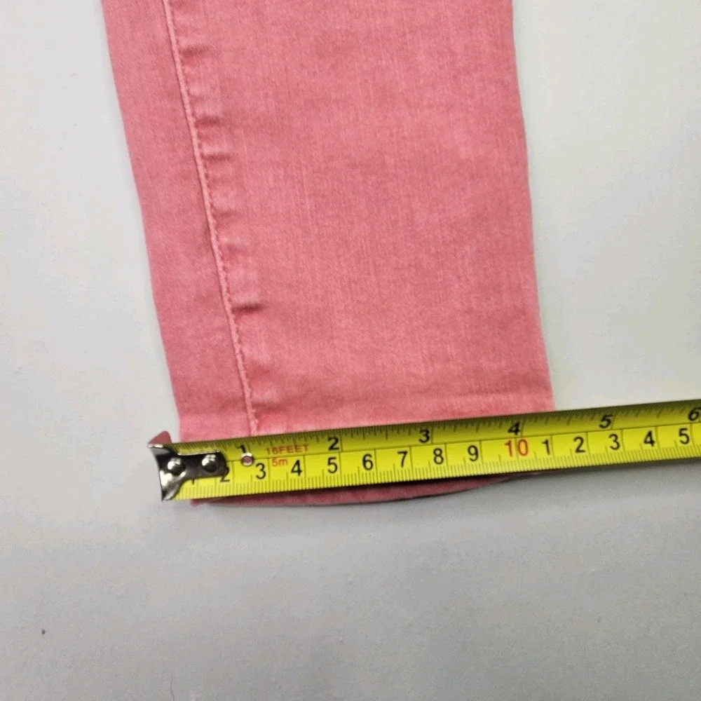 ZARA Kids Girls Pink Skinny Jeans 13-14 CM 164 High Waist Adjustable Denim